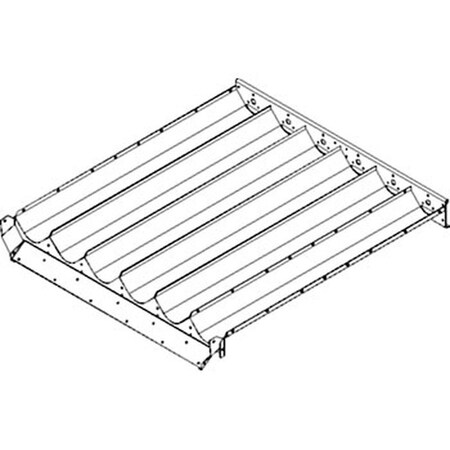 Aftermarket AH131235 New Front Auger Trough 16 Gauge Steel Fits John Deere 7720 7721 COH60-0035